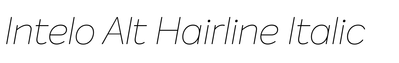 Intelo Alt Hairline Italic